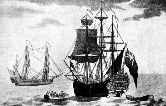 ONE OF THE MOST FAMOUS PRIVATEERS was the 30-gun Duke