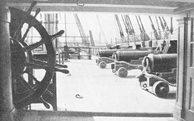 THE QUARTER DECK OF HMS VICTORY