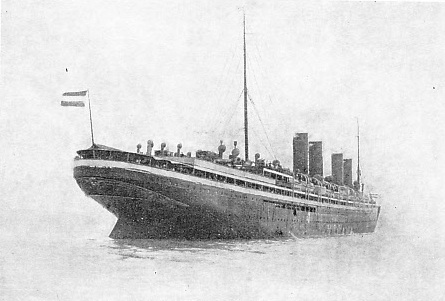 The Kaiser Wilhelm der Grosse, once held both Atlantic records with an average of 22·7 knots westward and 22·8 knots eastward