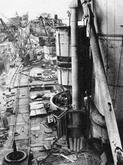 HMS Orion and HMS Erin being scrapped