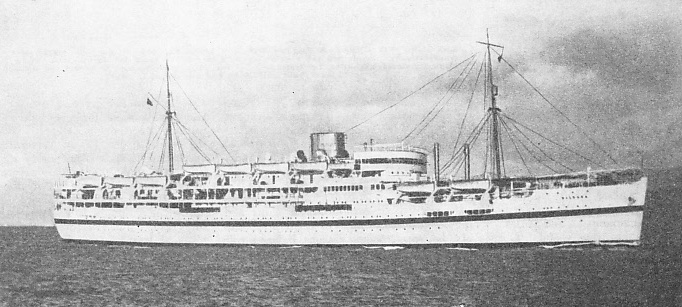 SPECIALLY BUILT IN 1935 the British India troopship Dilwara