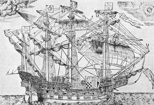 The Ark Royal, Lord Howard of Effingham’s flagship against the Armada