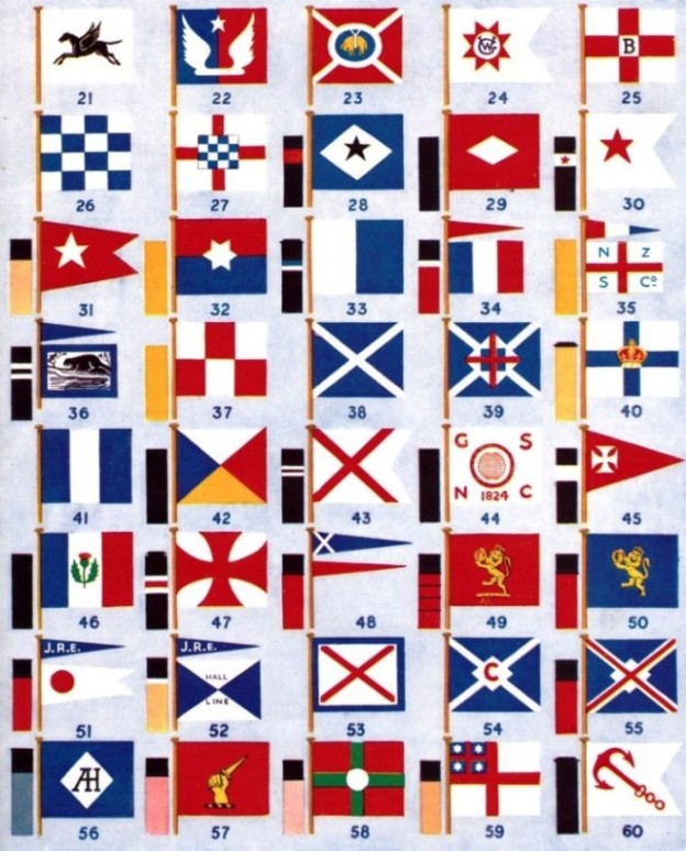 historic flags and funnels