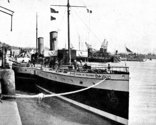 FORMERLY A MINESWEEPER built by the Admiralty during the war of 1914-18, she was bought in 1928 by the New Medway Steam Packet Company and renamed Queen of Thanet