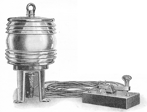 THE KEY AND THE LAMP are an integral part of Morse signalling equipment