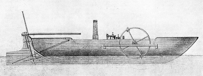 Charles Baird’s paddle steamer Elizabeth