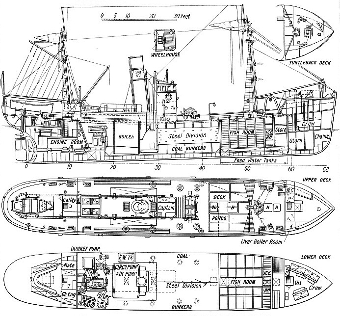 The White Pioneer a British North Sea or Faroe Islands trawler