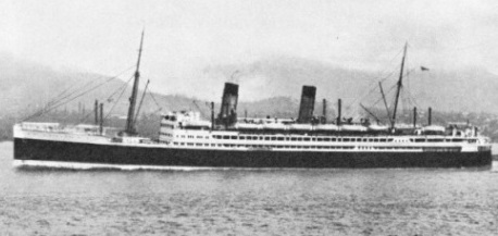 The Aorangi was built in 1924 for the service between Vancouver and Australia