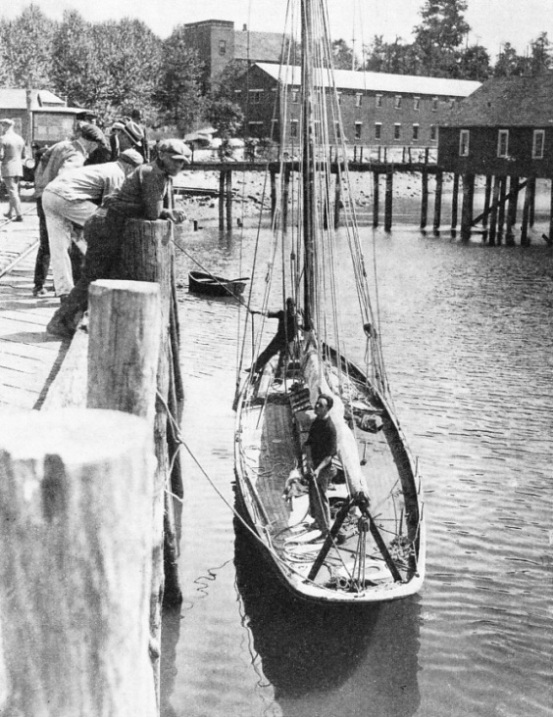 The cutter Firecrest, in which Alain Gerbault sailed round the world