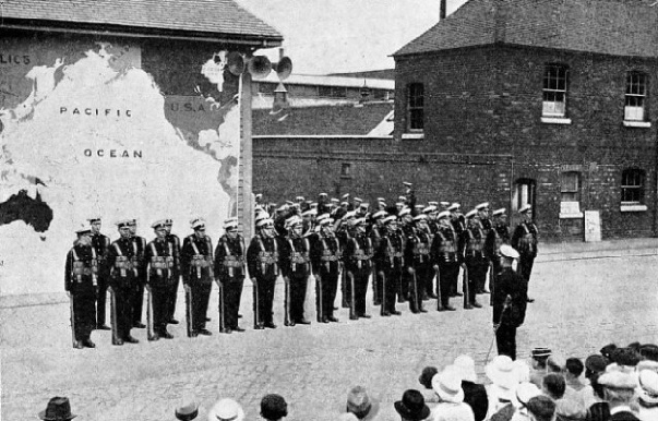 A DEMONSTRATION DURING NAVY WEEK, given by the King’s Squad of the Royal Marines