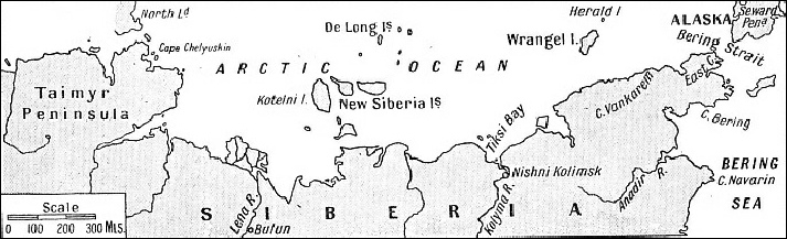 THE ARCTIC OCEAN was the scene of the wreck of the Chelyuskin and of a remarkable rescue by aeroplane