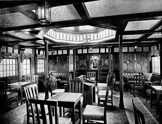 FIRST-CLASS SMOKING ROOM OF THE DROTTNING VICTORIA