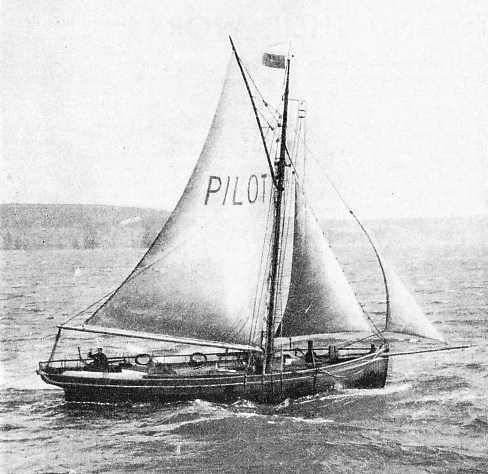 THE WATERFORD PILOT CUTTER off Dunmore