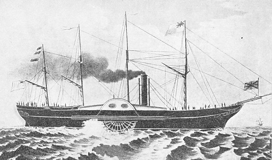 THE FIRST ATLANTIC RECORD was claimed by Brunel’s steamer, the Great Western