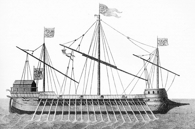 VENICE’S CONTRIBUTION to the Allied fleet comprised six great galleasses