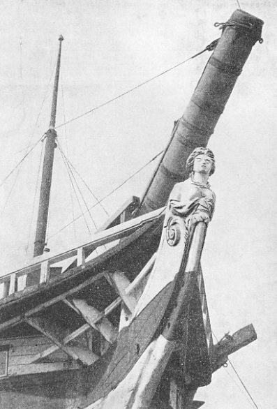 The figurehead of HMS Implacable