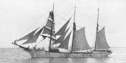 The square-rigger Elizabetha