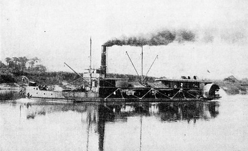 The Scarbrough is a typical stern-wheeler on the Niger