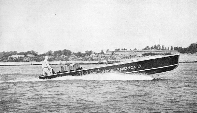 Miss America IX being given her first test run in August, 1930
