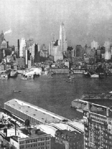 Looking across the East River from Brooklyn