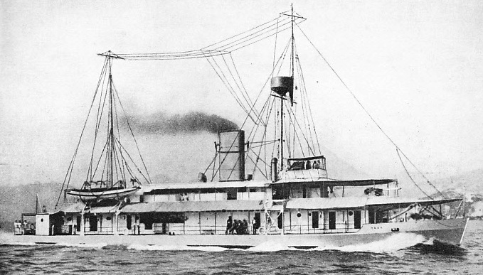 The Tern, one of the smaller type of river gunboats