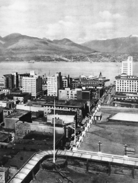 The land-locked harbour of Vancouver