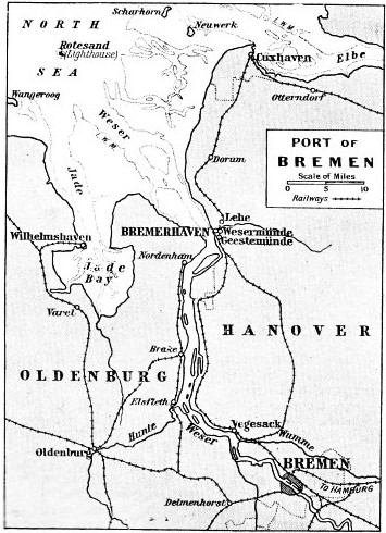 The ports of Bremen and Bremerhaven