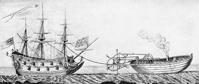 A TUG-BOAT DESIGN OF 1736, proposed by Jonathan Hulls