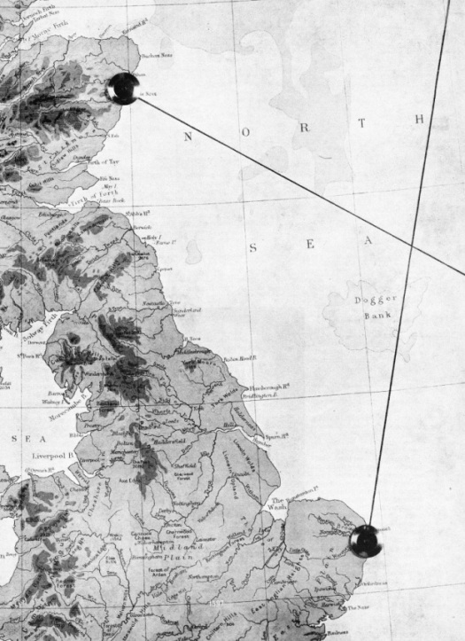 THE POSITION OF ENEMY WARSHIPS during the war of 1914-18 was accurately determined by naval intelligence