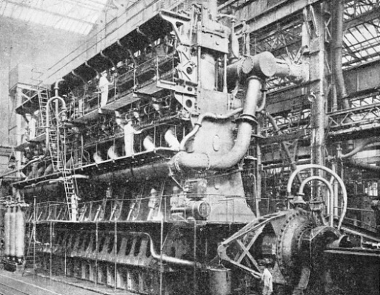 STARBOARD ENGINE of the motorship Britannic