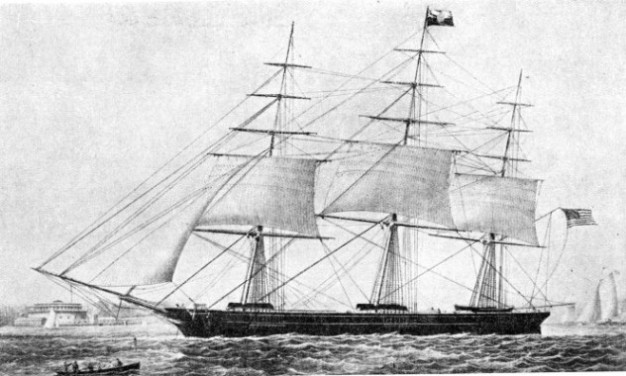 The Nightingale, 657 tons gross, was built in 1851