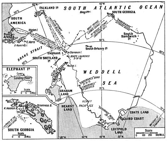 ONE OF THE WORLD’S MOST PERILOUS SEAS, the Weddell Sea