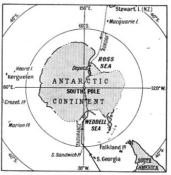 THE PLANNED ROUTES of the Expedition’s two parties