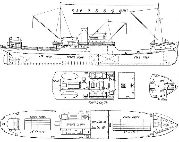 Australian coastal cargo ship