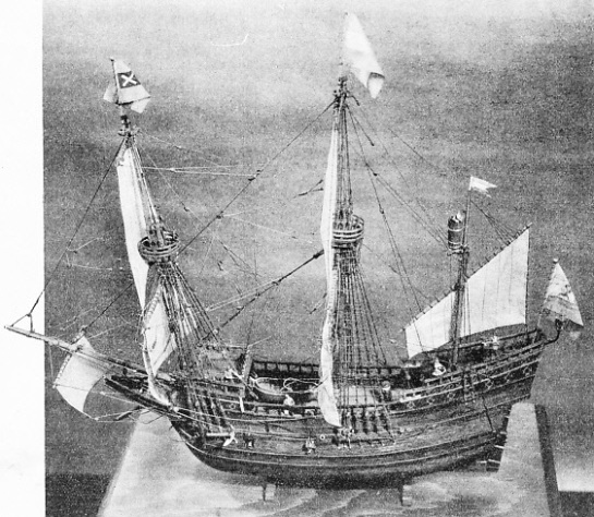 Mr. G. E. Crone's wonderful model of the Half Moon Mr. G. E. Crone's wonderful model of the Half Moon