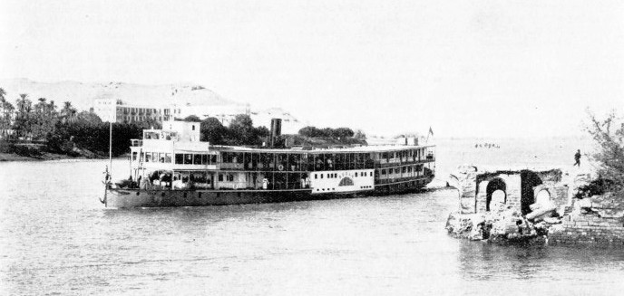 A TYPICAL PADDLE-WHEELER on the Nile - the Sudan