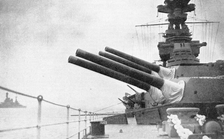 The Main Armament of HMS Hood