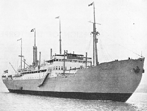 A DANISH MOTOR VESSEL of 6,153 tons gross, the Jutlandia, was built in 1934