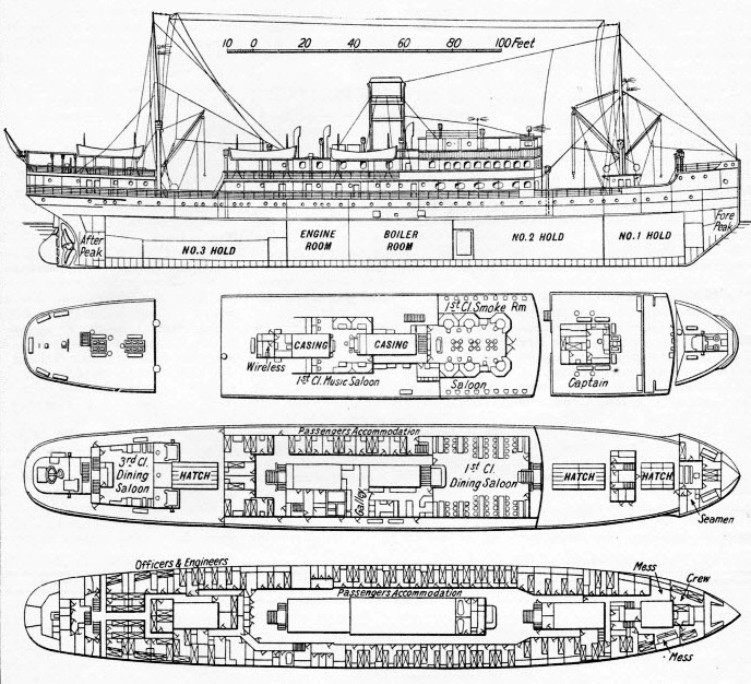 The Ilmatar, a north sea and baltic passenger cargo ship