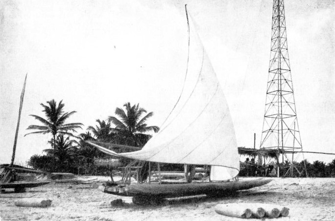 A CATAMARAN ON THE BEACH at Ceara