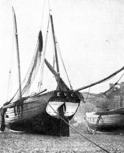 THE HASTINGS LUGGER is remarkable for her lute-shaped stern