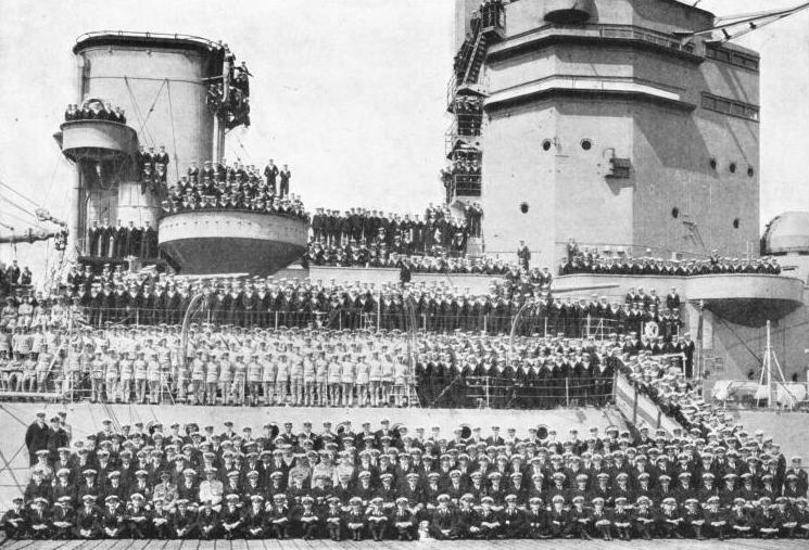 The officers and ship's company of H.M.S. Nelson