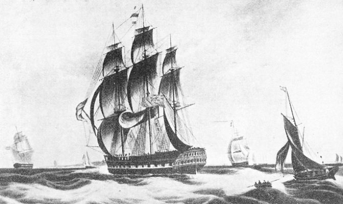 CHARTERED TO THE EAST INDIA COMPANY, the Macqueen remained in this service for about thirteen years