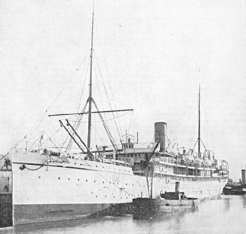 CONVERTIBLE FOR USE AS A PASSENGER VESSEL, the P. and O. liner Assaye