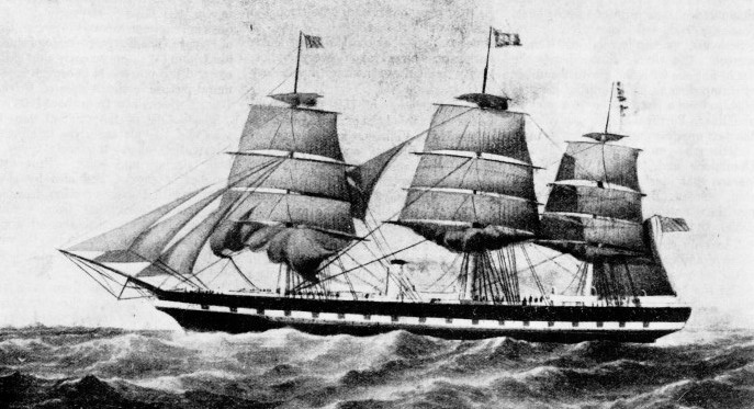 THE FAMOUS GREAT BRITAIN was the first propeller-driven ship to cross the Atlantic