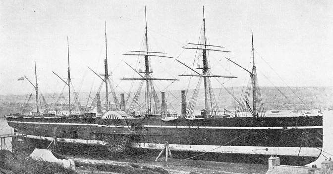 A CONTEMPORARY PHOTOGRAPH OF THE GREAT EASTERN
