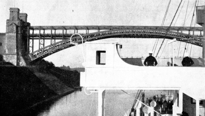 Bridge across the Kiel Canal