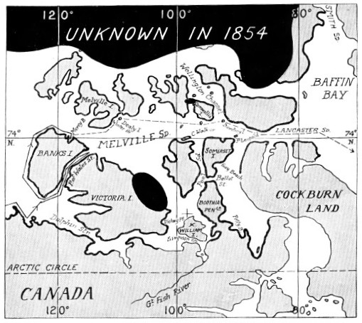 RESULTS OF THE FRANKLIN SEARCH EXPEDITIONS between 1848 and 1854