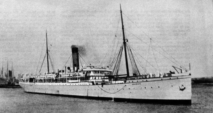 Built in 1900, the Galician, 6,762 tons gross, was 440 ft. 4 in. long