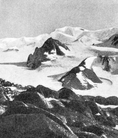SHACKLETON AND HIS PARTY were the first to see these mountains
